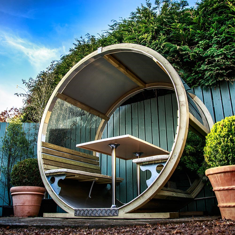 Circular Backyard Bench Design