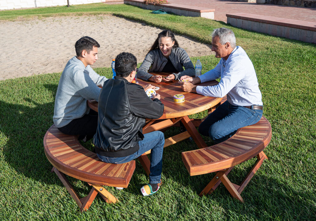Circular Fire Pit Bench