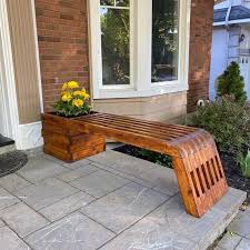 Classic Planter Bench Plan