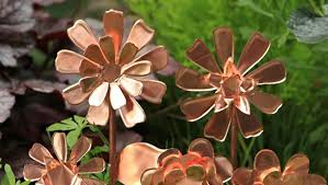 Copper Flowers and Plants