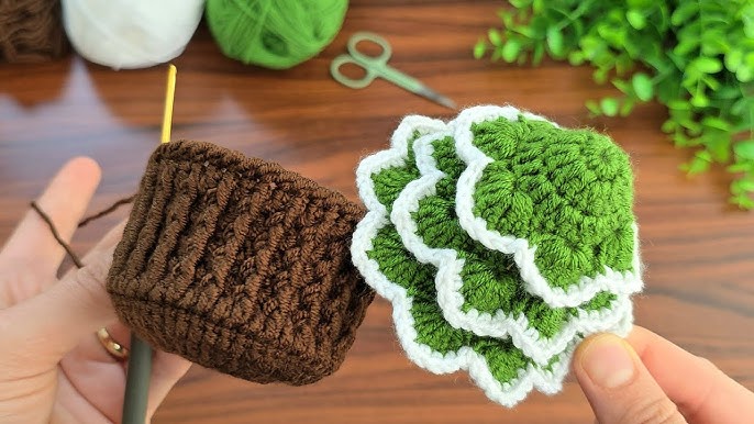 Crochet and Greenery Mannequin Tree
