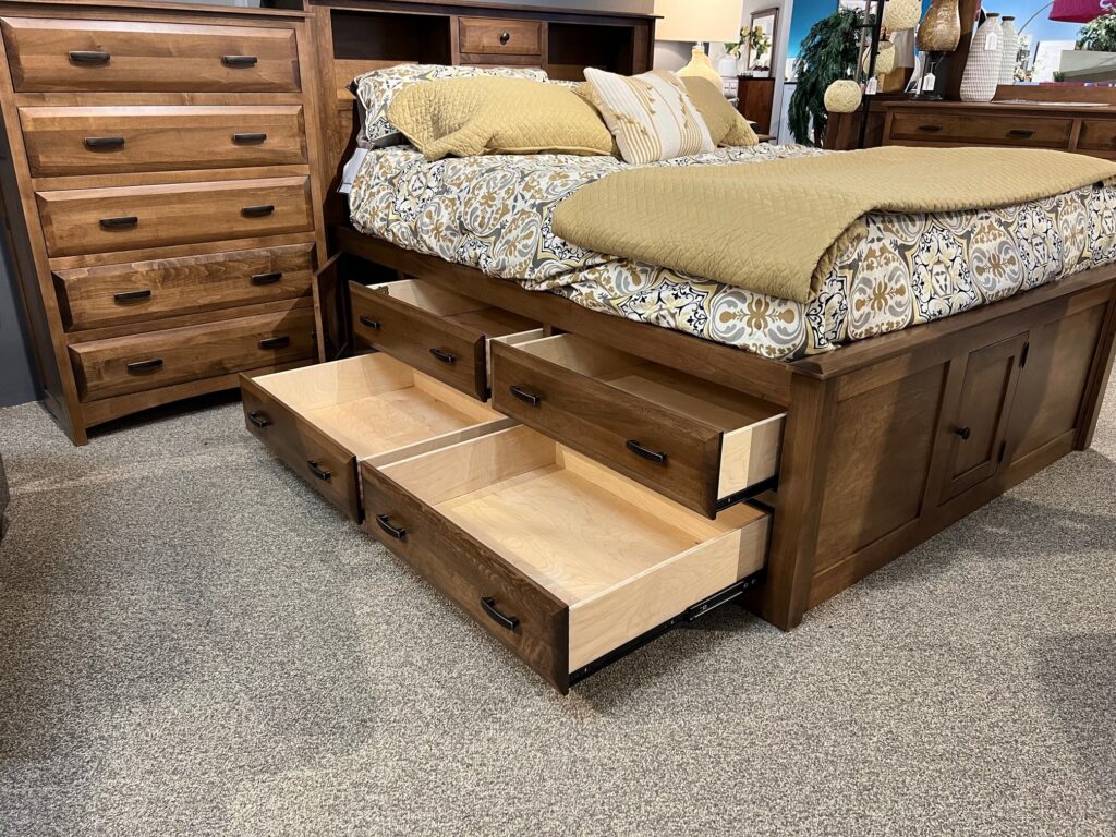 Customizable Storage Shelf Headboard