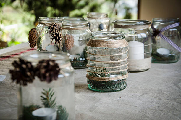 DIY Snowball Candles