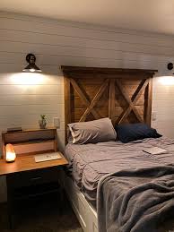 Faux Shiplap Headboard