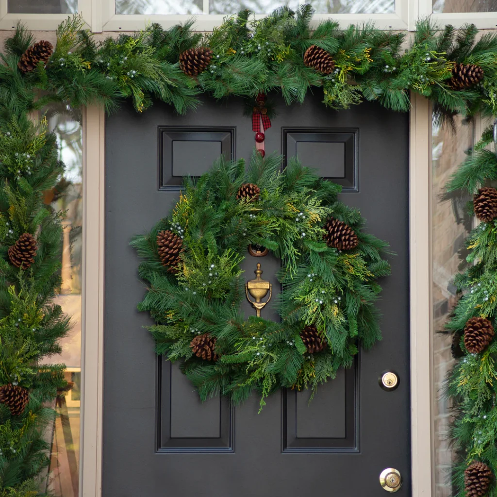 Find the Perfect Artificial Christmas Wreath for Your Front Door