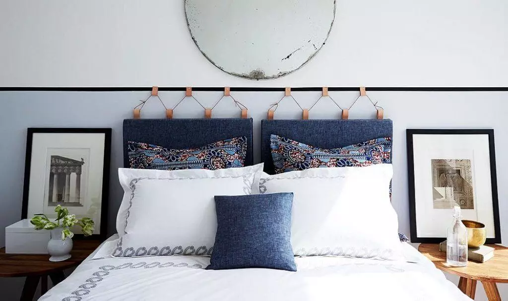 Hanging Wall Cushions Headboard