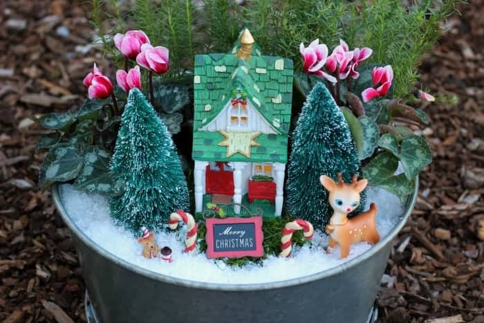 Holiday-Themed Fairy Gardens