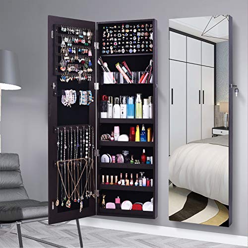 Mirror with Jewelry Organizer
