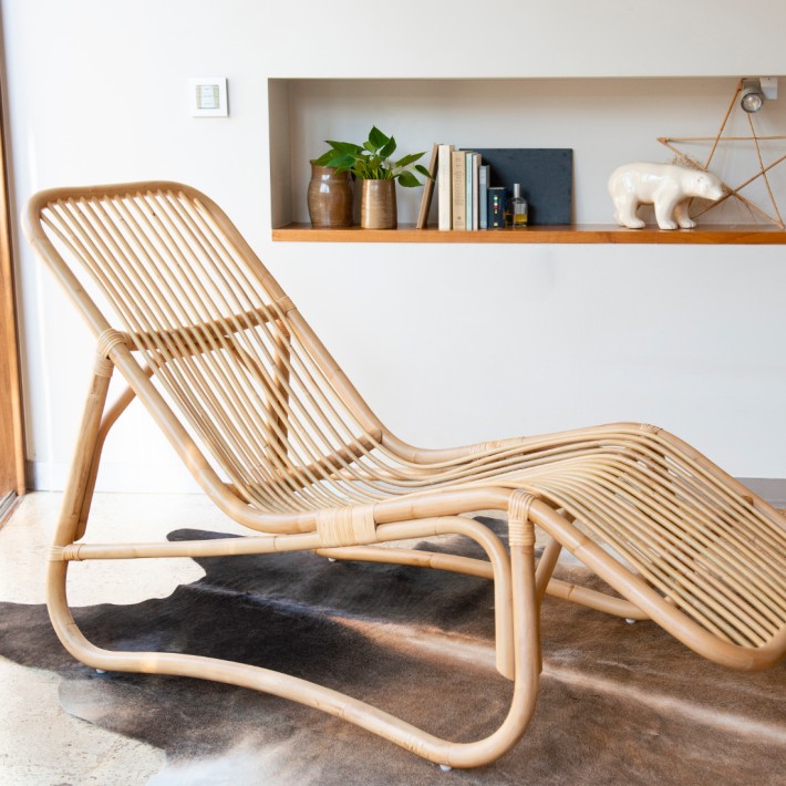 Nari Rattan Chaise Lounge