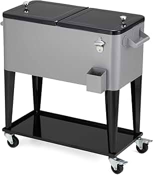 Old Glory Rolling Ice Chest