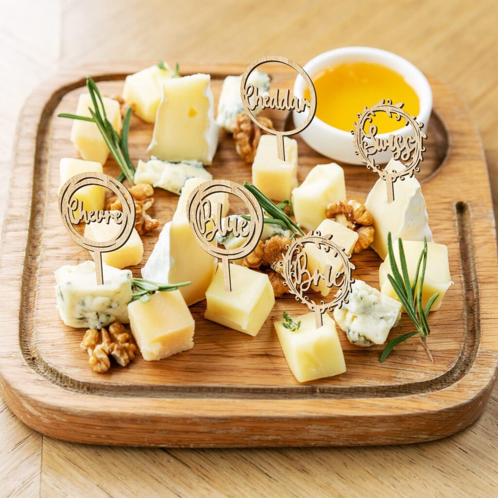 Personalized Cheese Markers for Special Occasions