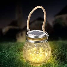 Porch Lanterns with Clear Bottles