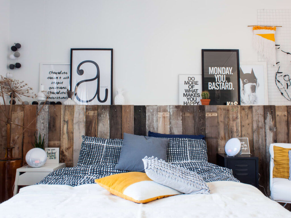 Reclaimed Wood Headboard