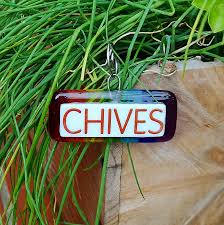 Recycled Glass Herb Markers