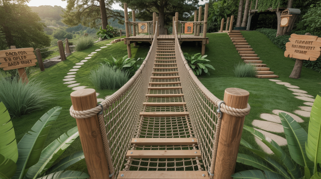 Rope Bridge & Jungle Trail