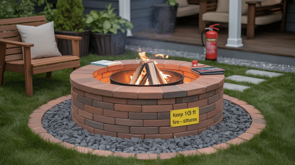 Safety Considerations for DIY Brick Fire Pits