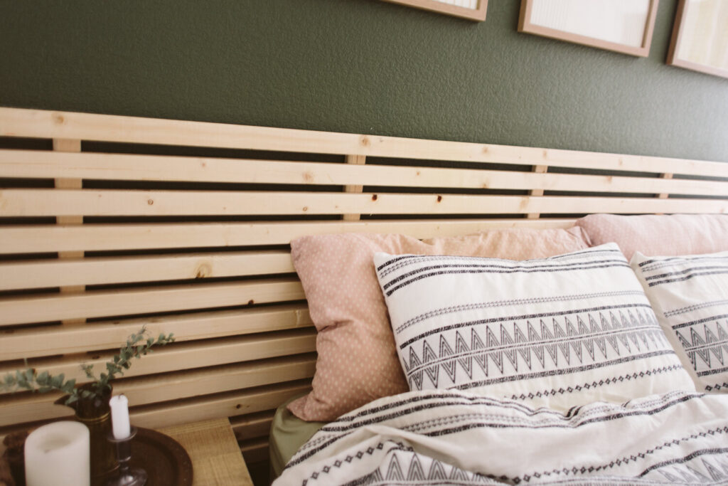 Scandinavian Slatted Headboard