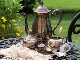 Silver Teapot and Cutlery Wind Chimes
