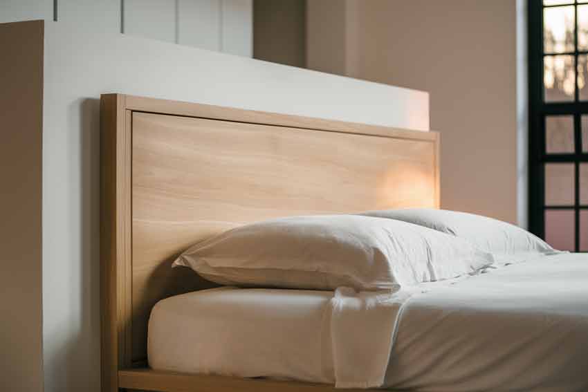 Simple Minimalist Slatted Headboard