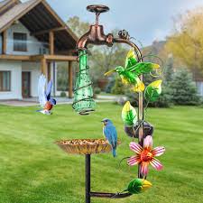 Solar Light Hummingbird Feeders