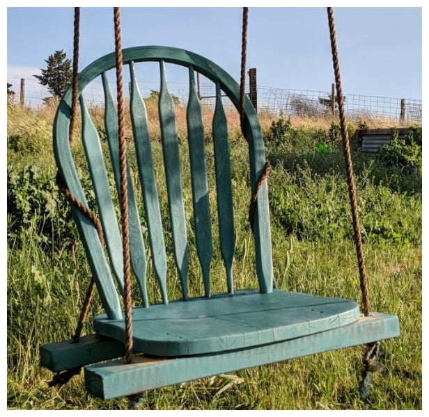 Thrift Store Chair Swing