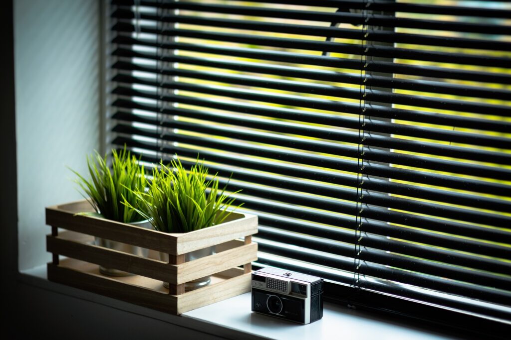 Upcycled Vertical Blinds Headboard