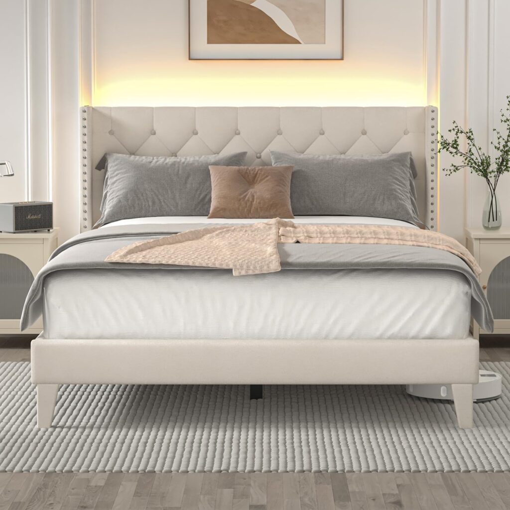 Wingback Upholstered Headboard