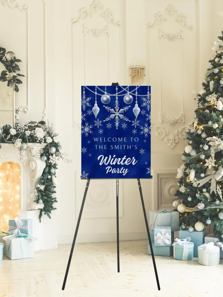 Winter Party Signs