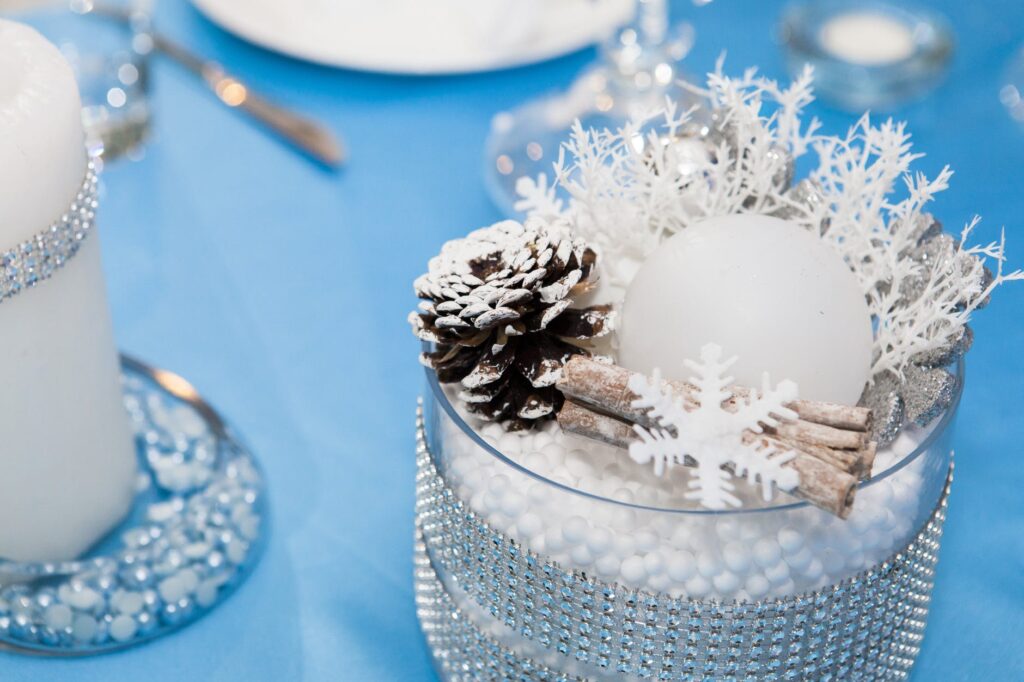 Winter Wonderland Table Setting