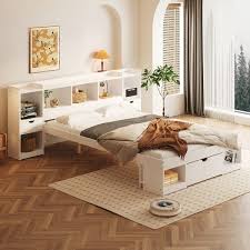 Wooden Cubbies Headboard
