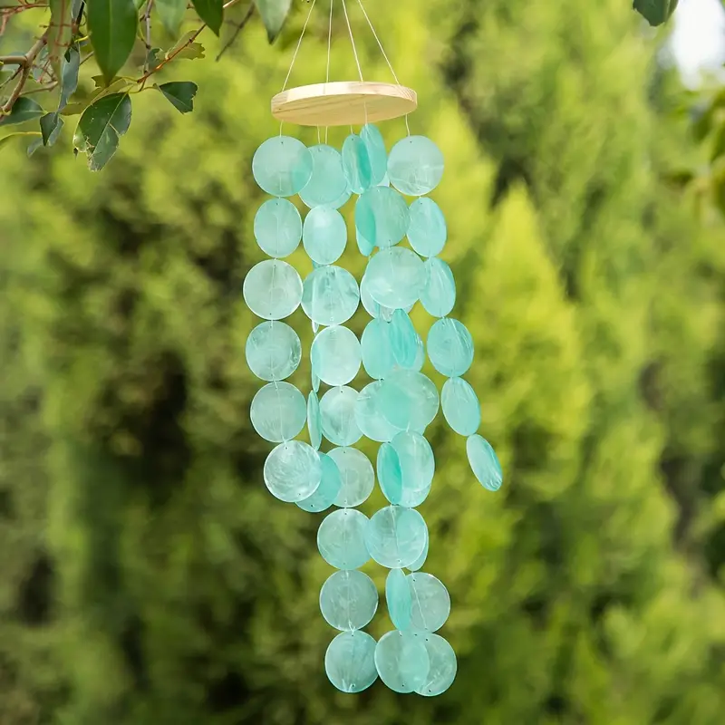 Green Sea Glass Chimes
