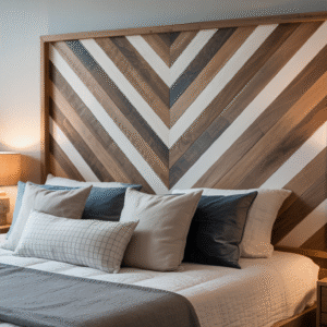 10 Best DIY Herringbone Headboard Plans
