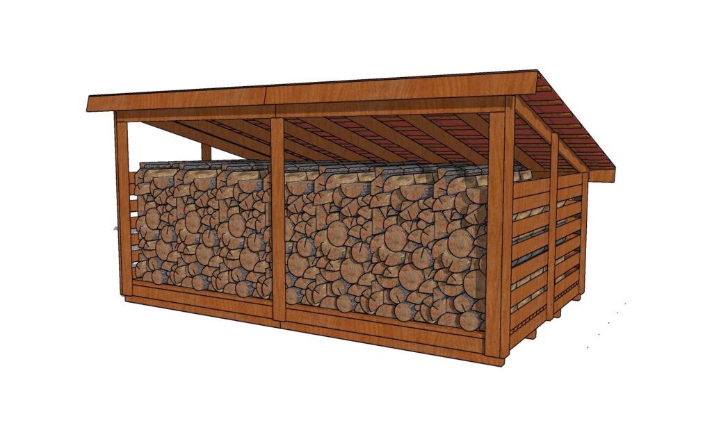 Symmetrical Firewood Box and Storage Combos