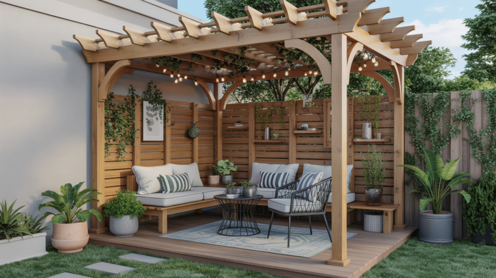 Corner Pergolas for Structure and Comfort