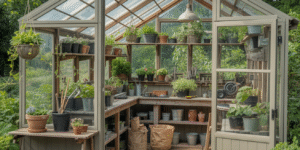 14 Greenhouse Potting Shed Ideas Worth Copying