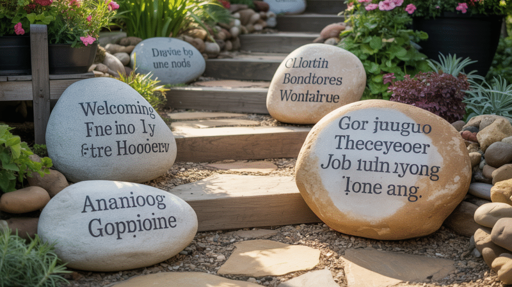 Garden Rock Signs