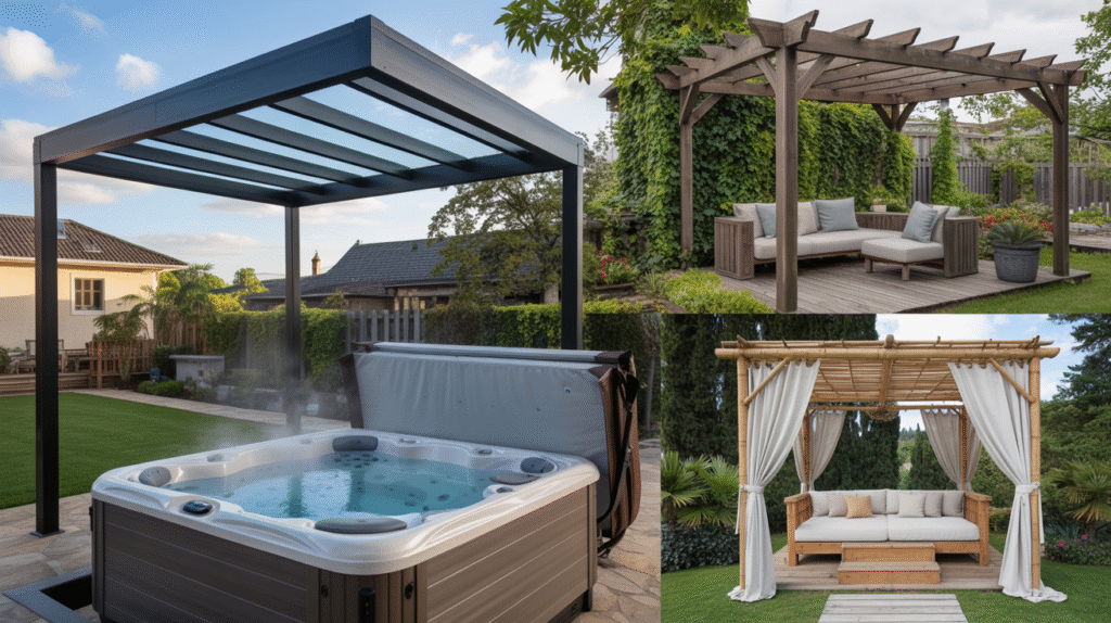 Hot Tub Pergola Design Ideas