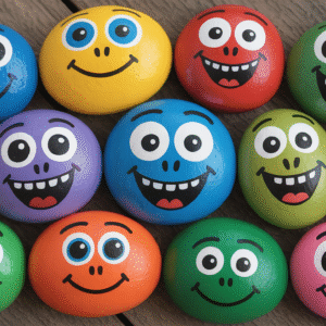 30 Painted Rock Faces Ideas for Kids and Adults – Easy and Creative Inspiration