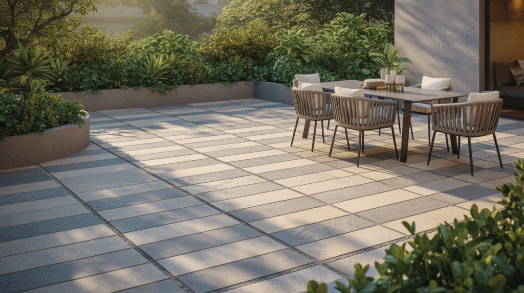 Meshed Flagstone Paver Tiles