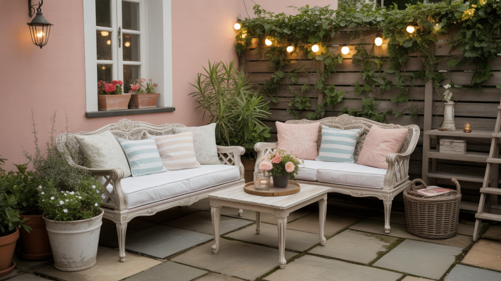 Shabby Chic Flagstone Corners