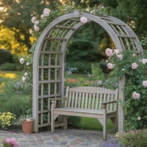 45 Garden Arbor Bench Design Ideas & DIY Kits You Can Build Over the Weekend