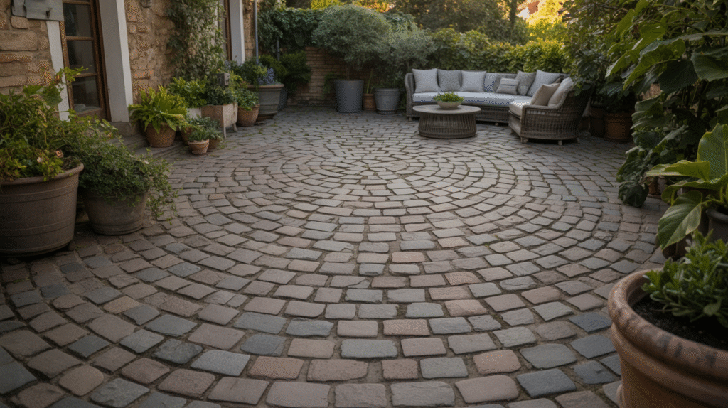 Cobblestone Effect Patios