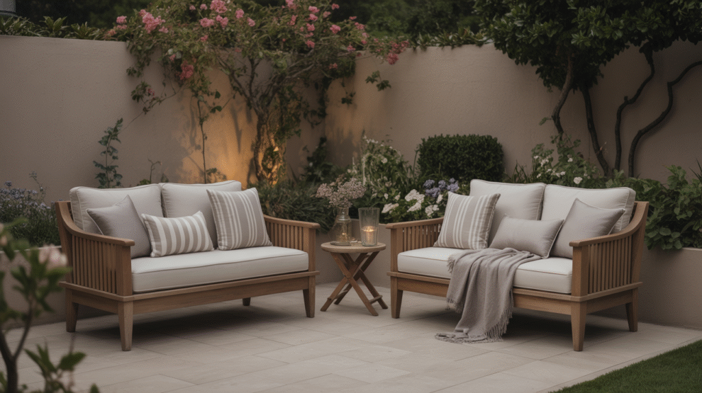 Add Romance and Versatility with Wooden Love Seats