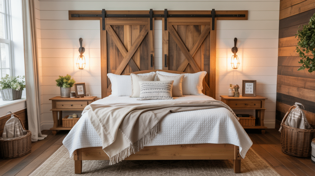 Barn Door DIY Headboard Ideas