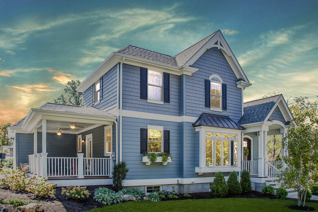 Blue-Grey with Slate Roof
