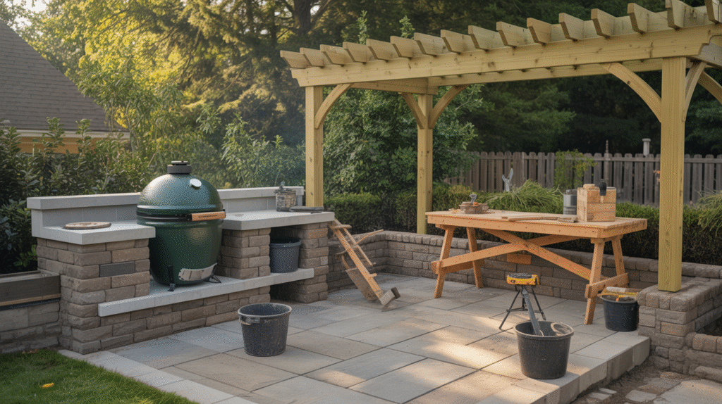 DIY Tips for Building Your Big Green Egg Grill Patio