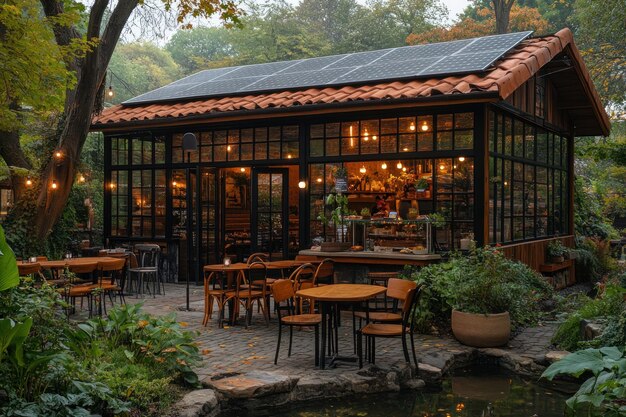 Enclosed Outdoor Dining Area