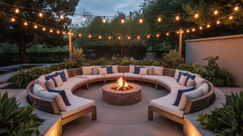 Foster Conversation with Circular Seating Hubs