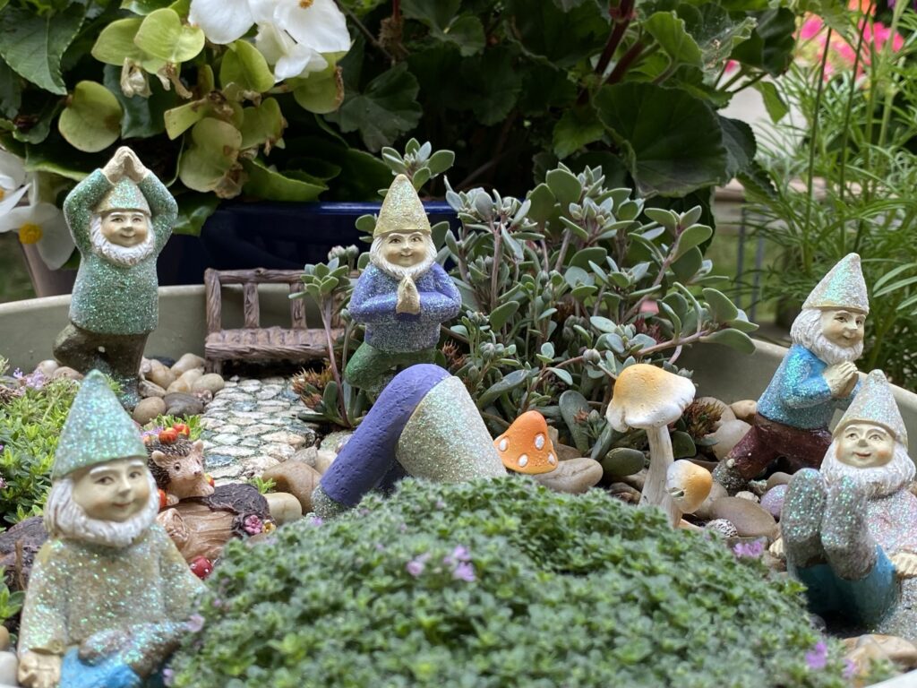 Gnome in the Vegetable Garden