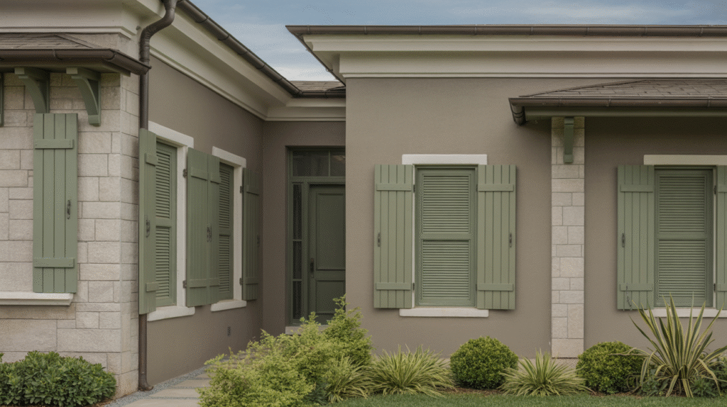 Gray and Green with Subtle Details